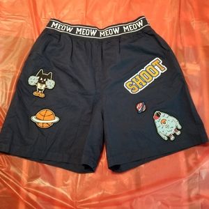 a02 Toby Black NWOT Decal Shorts